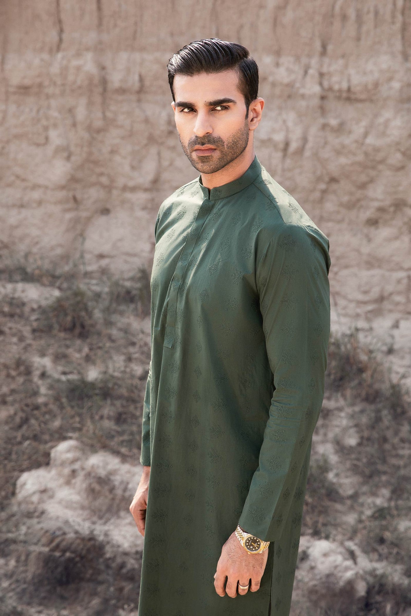 Kurta Dark Olive Gts-W23-01