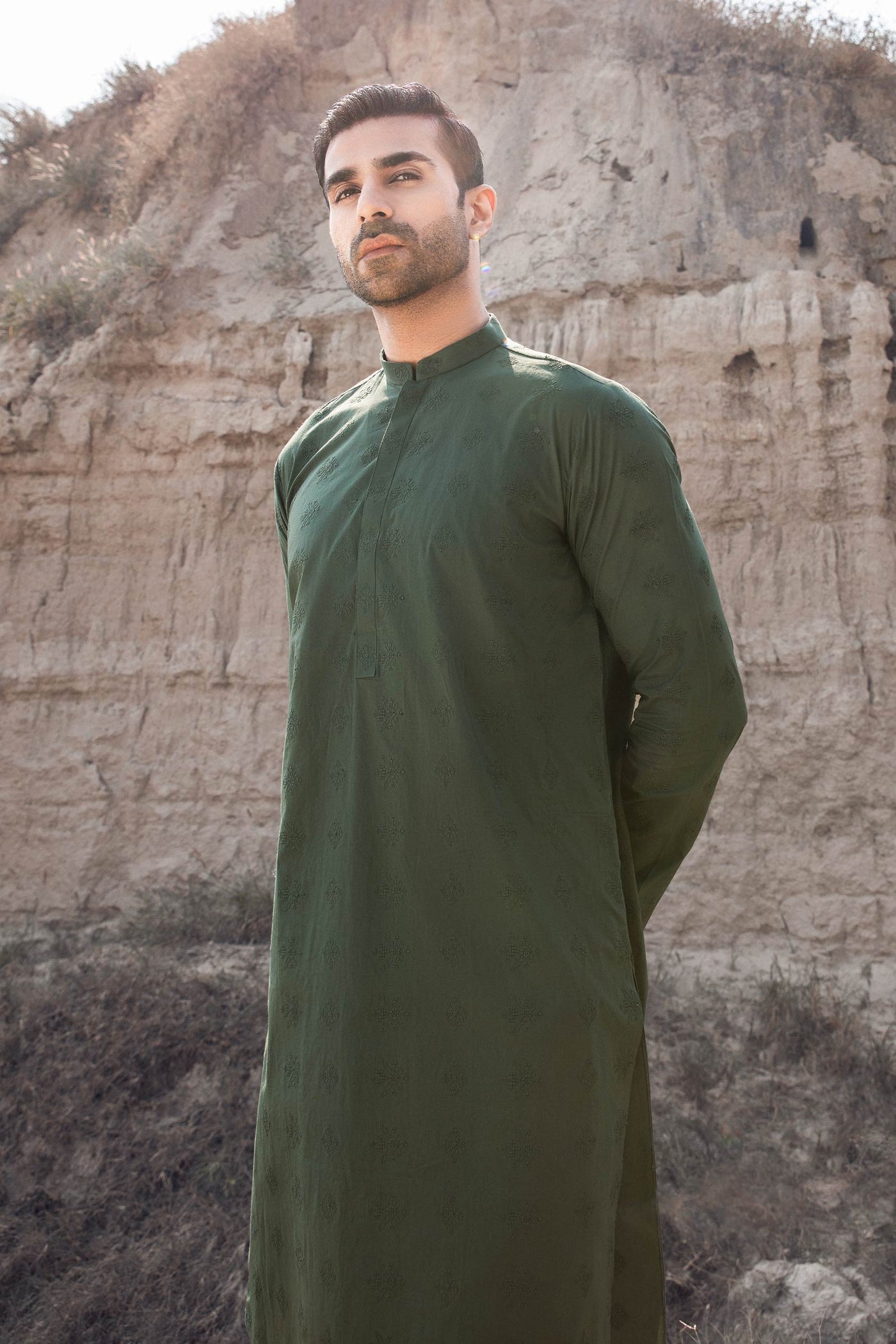 Kurta Dark Olive Gts-W23-01