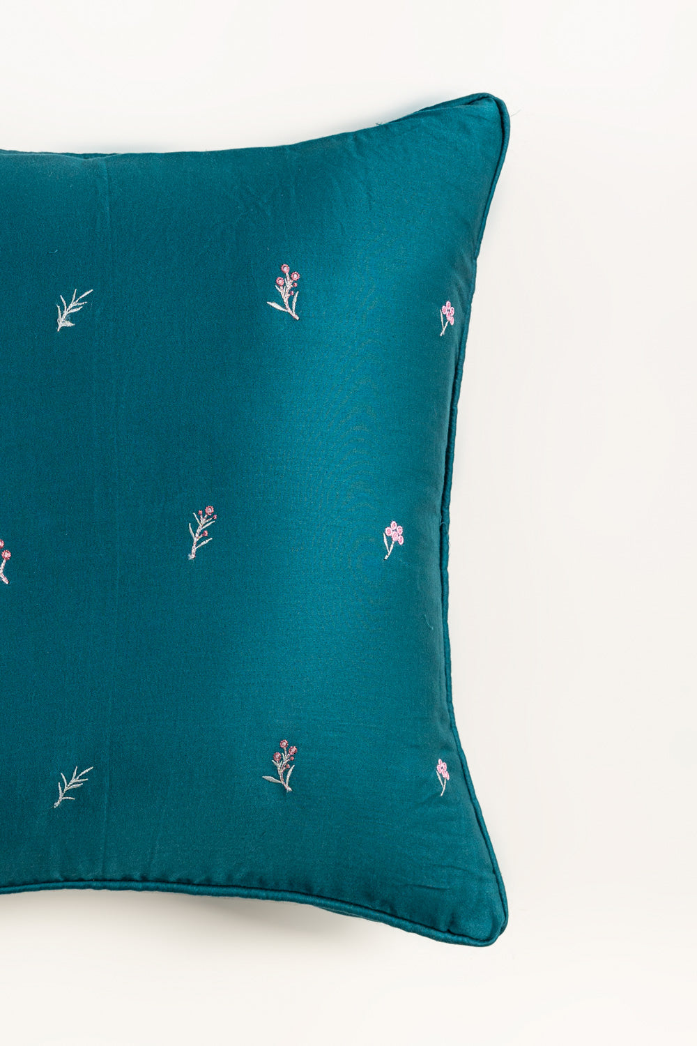 Garden Embroidered Cushion Cover