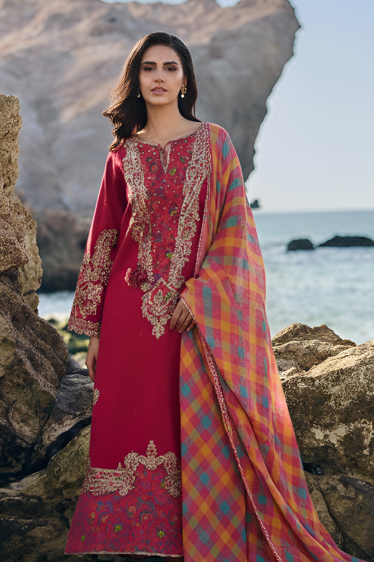 3-PC Unstitched Embroidered Lawn Collection CSN6-05