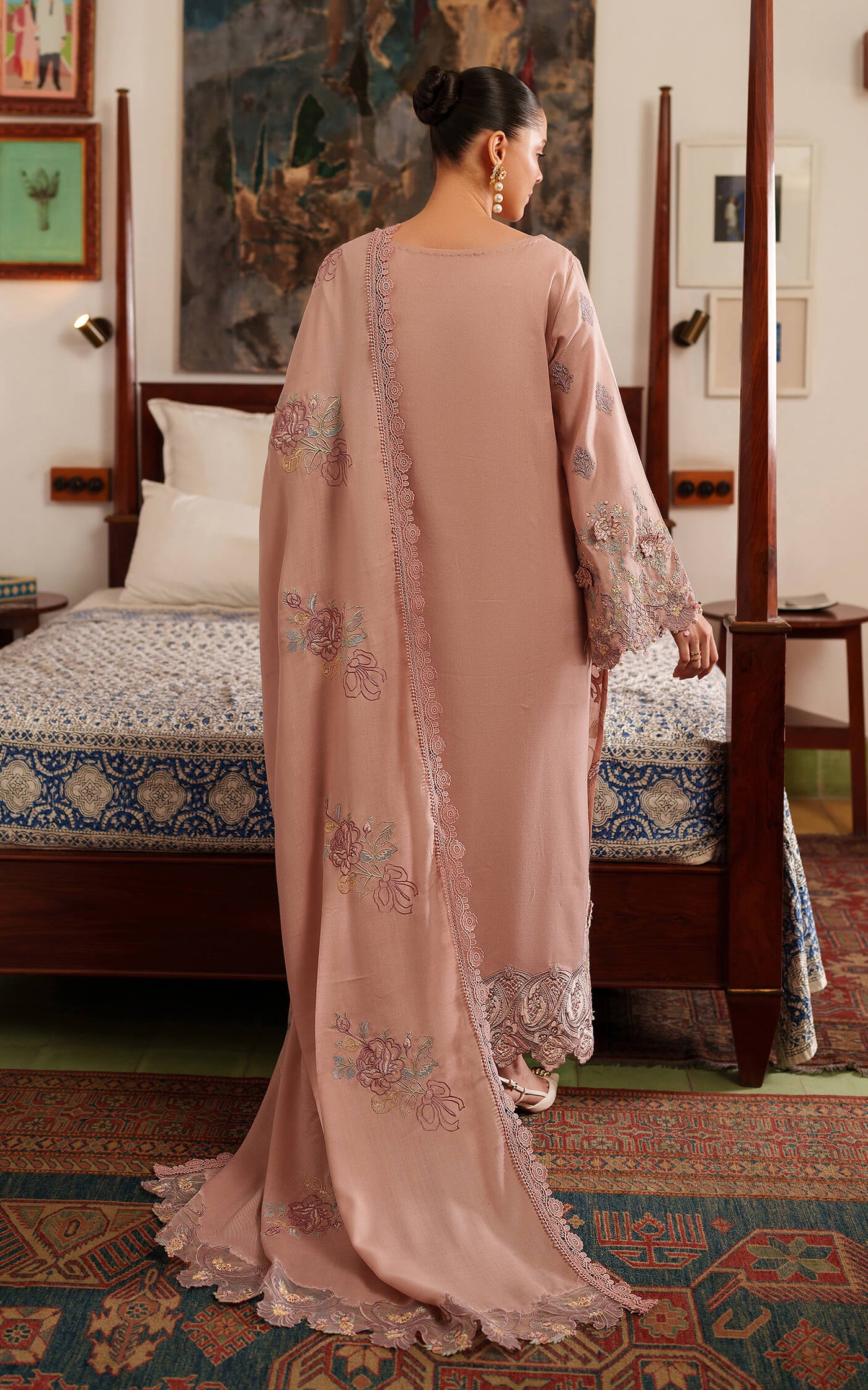 Glace LWC25-06 | 3pcs Embroidered Unstitched Winter