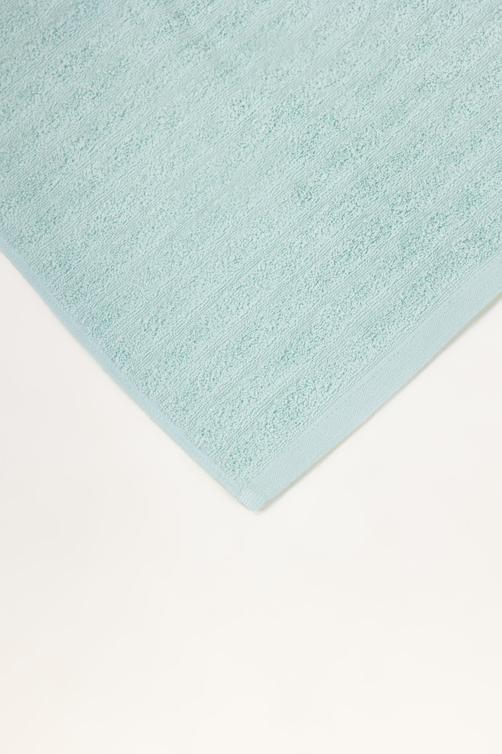 Glass Blue Combed Plain Towel