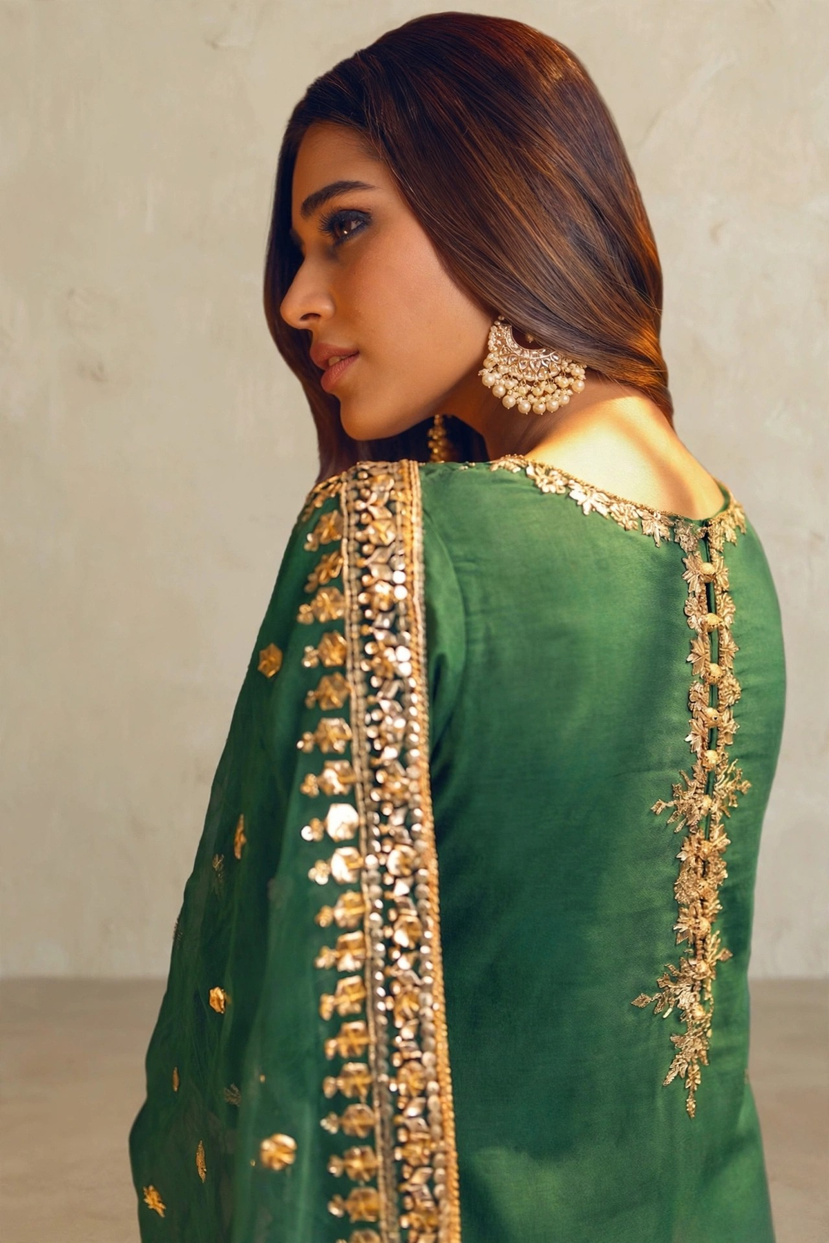 Green Zareen Lawn Suit - 3 Piece Embroidered Ready to Wear