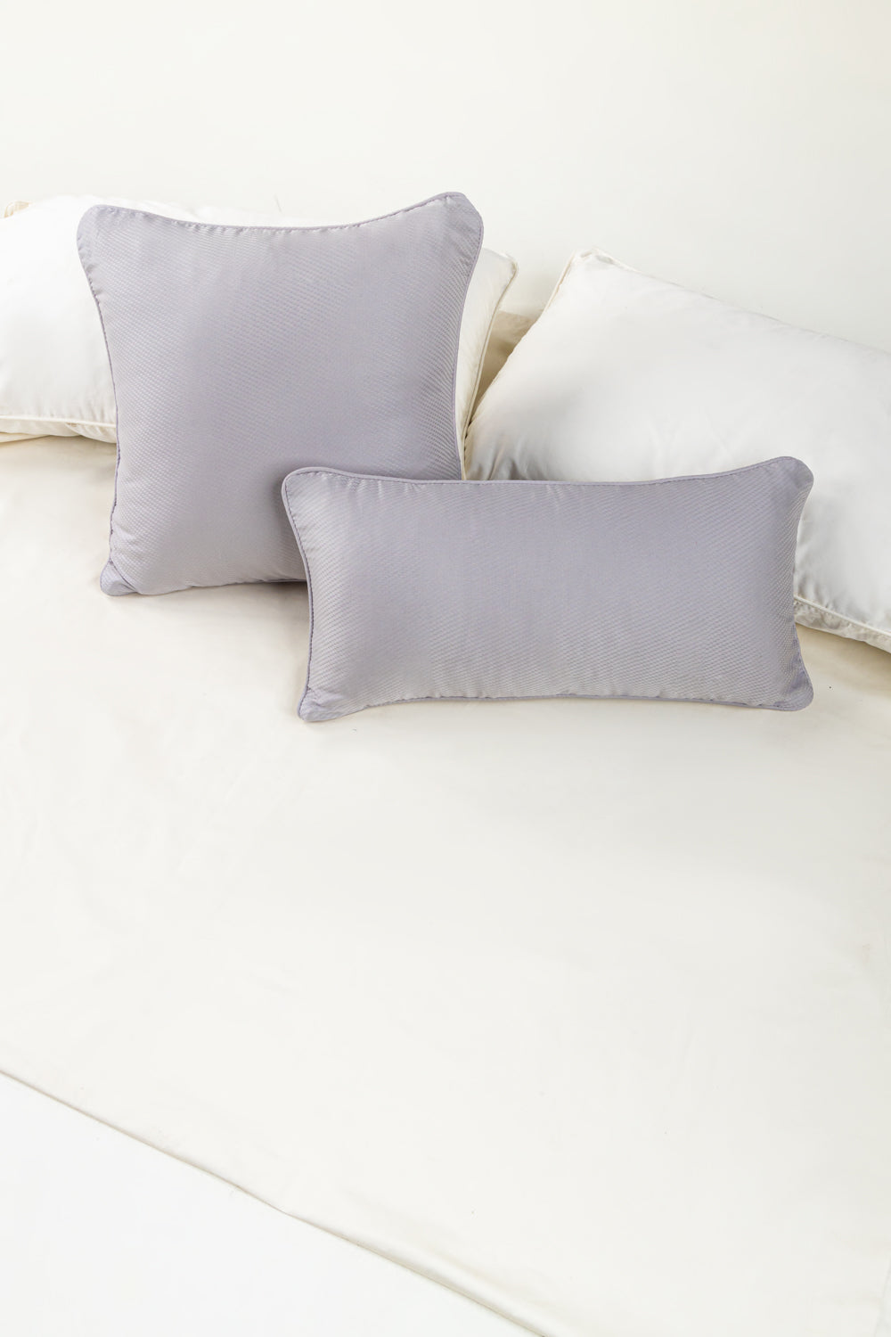 Grey Cube Dobby Square Cushion Cover