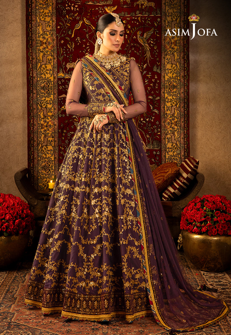 AJVF-03 EMBROIDERED NET 3 PCS