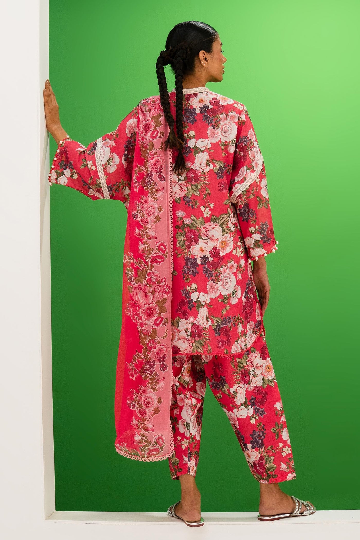 Unstitched 3 Piece Lawn Suit