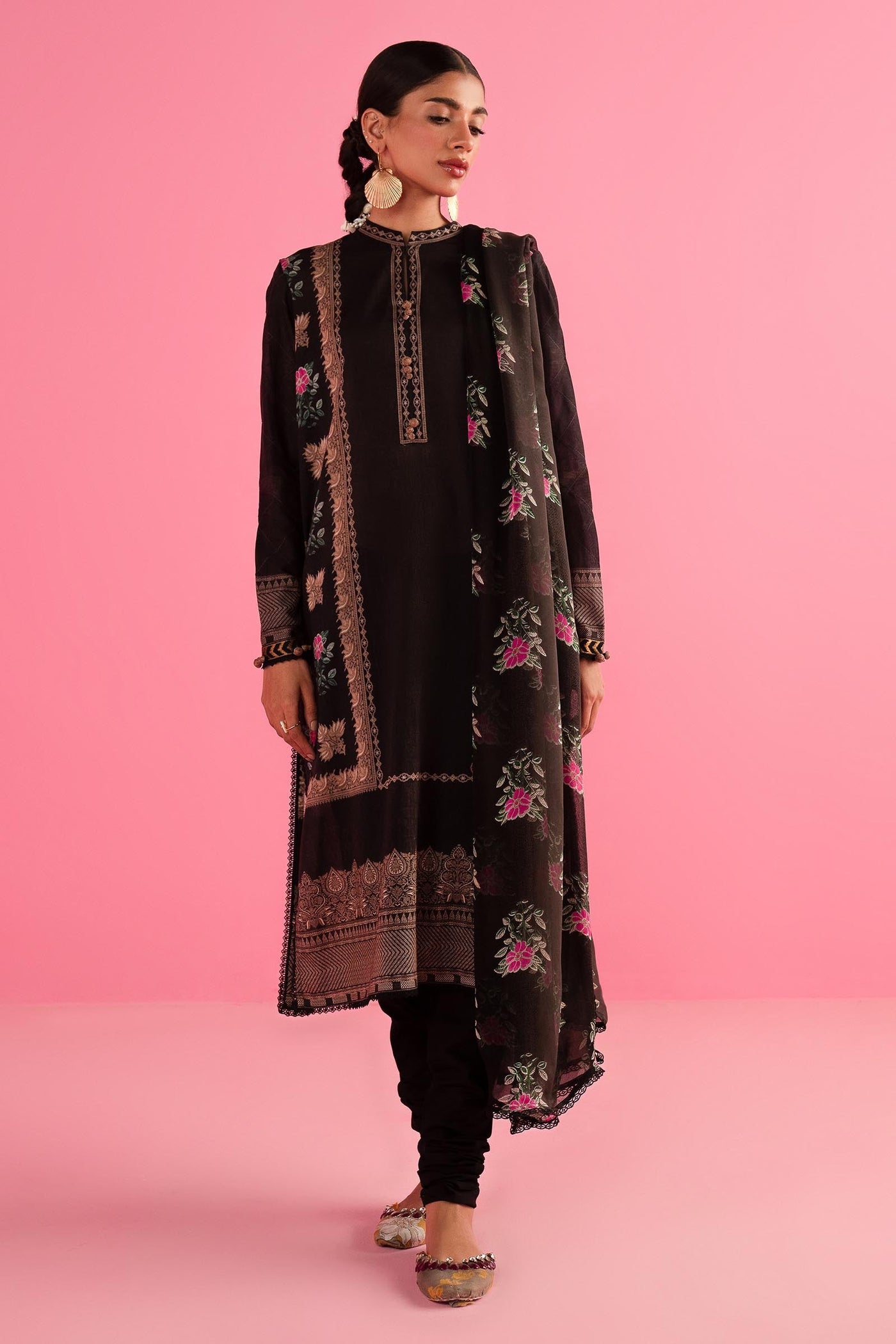 Unstitched 3 Piece Lawn Suit