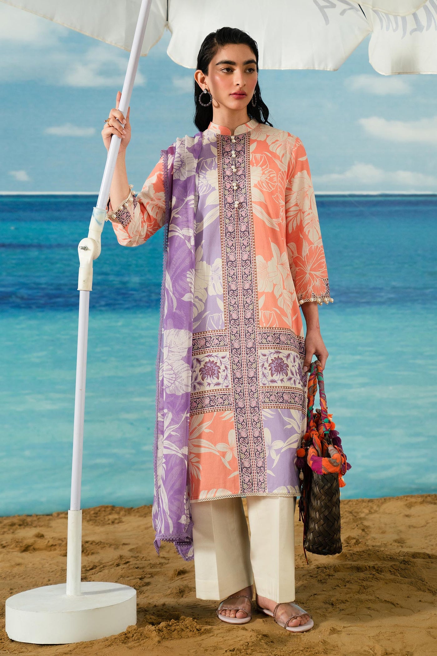 Unstitched 2 Piece Lawn Suit