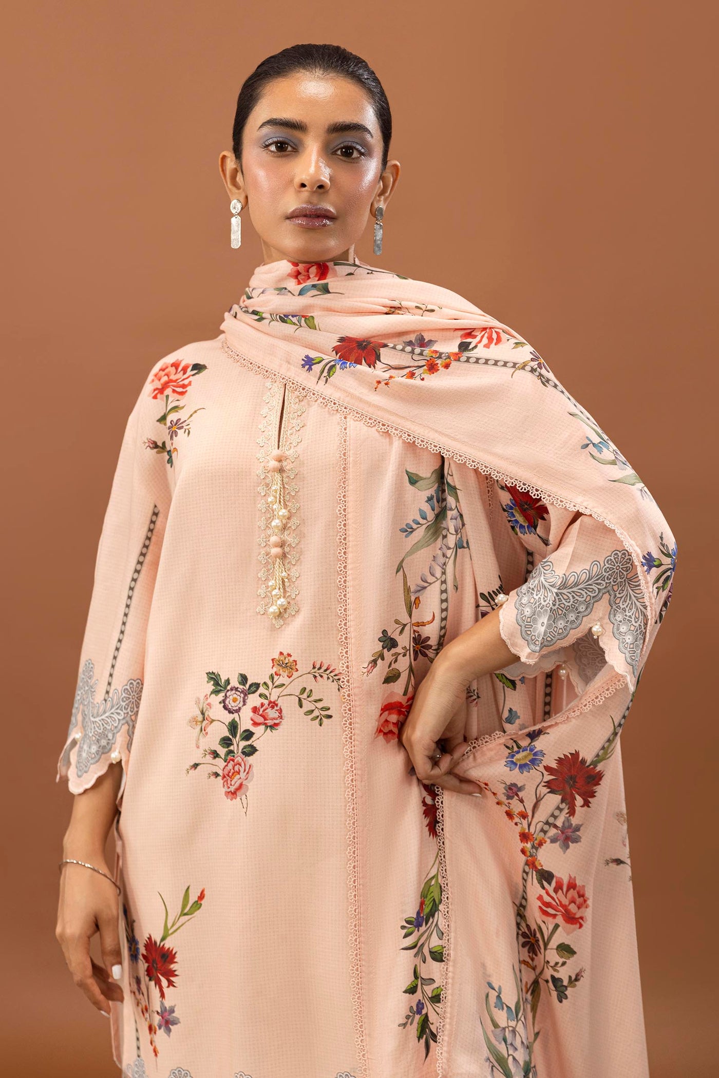 Unstitched 2 Piece Lawn Suit