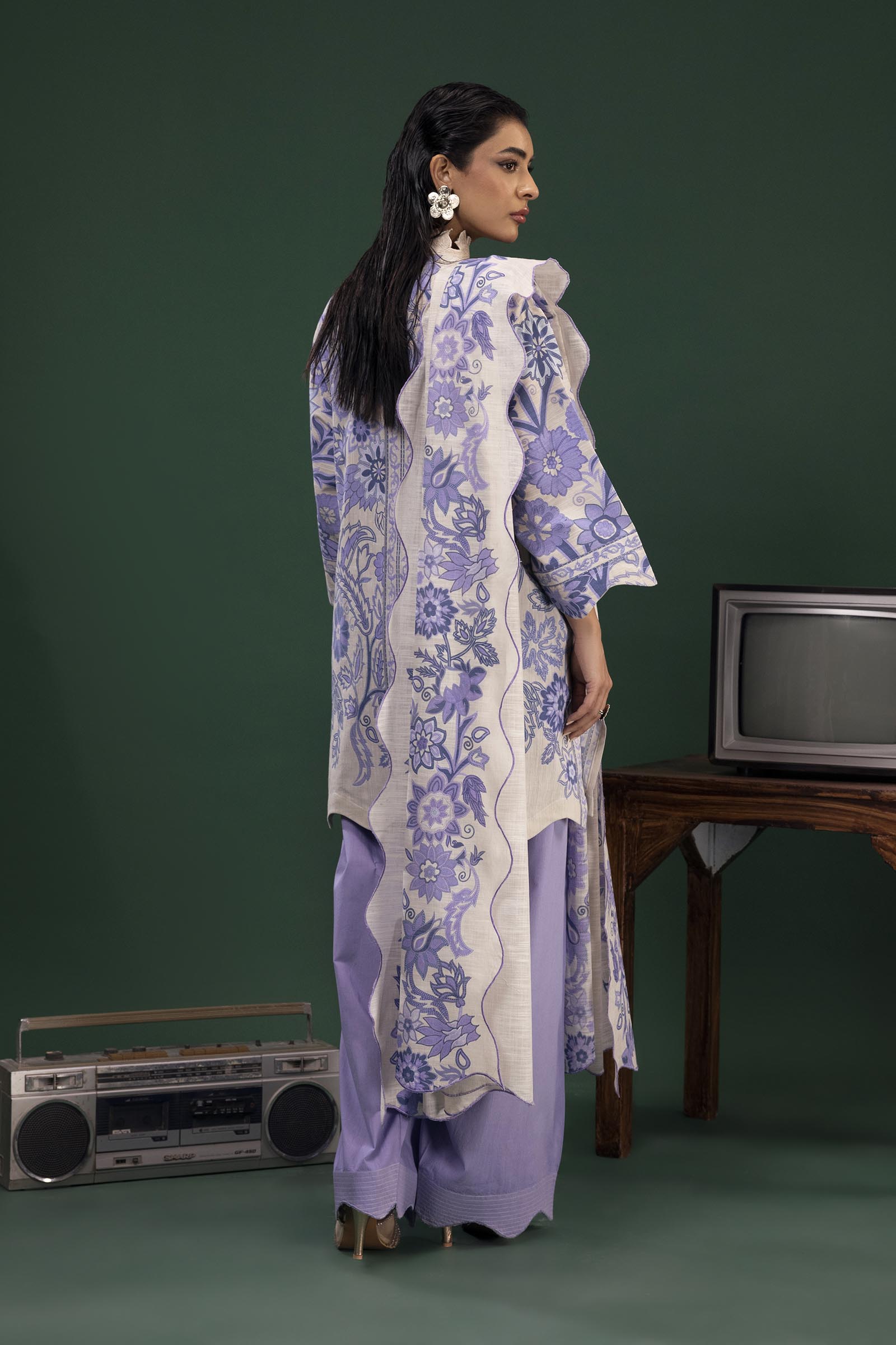 Unstitched 2 Piece Slub Suit