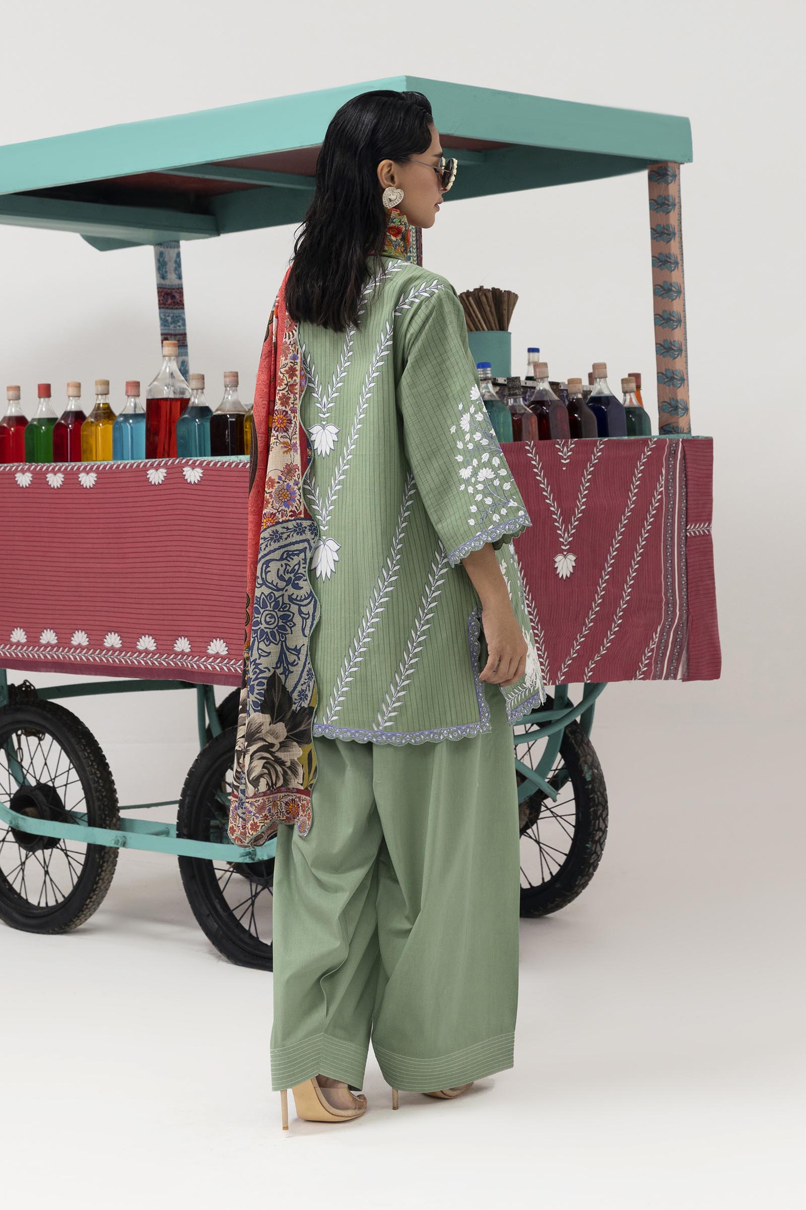 Stitched Printed Khaddar Suit