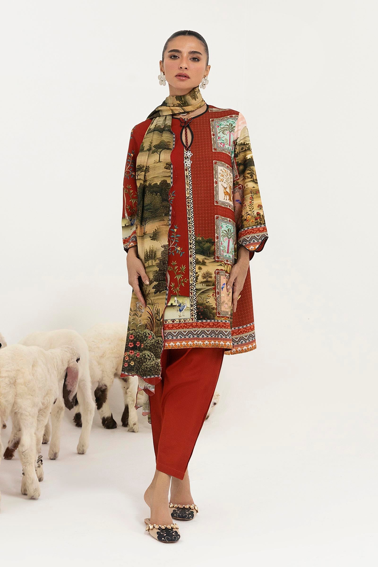 Unstitched 2 Piece Linen Suit