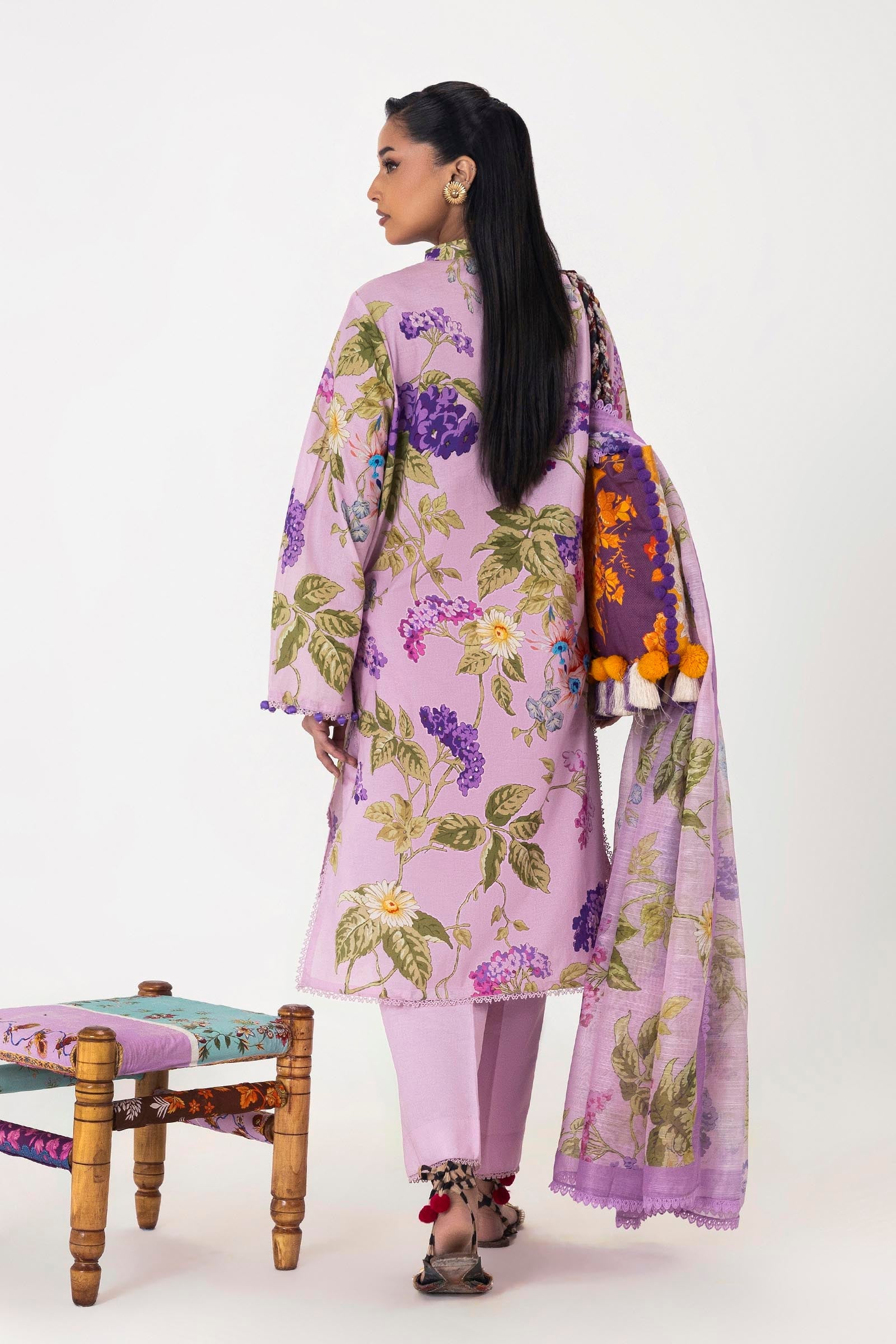 Unstitched Mahay Lawn 3 Piece Suit