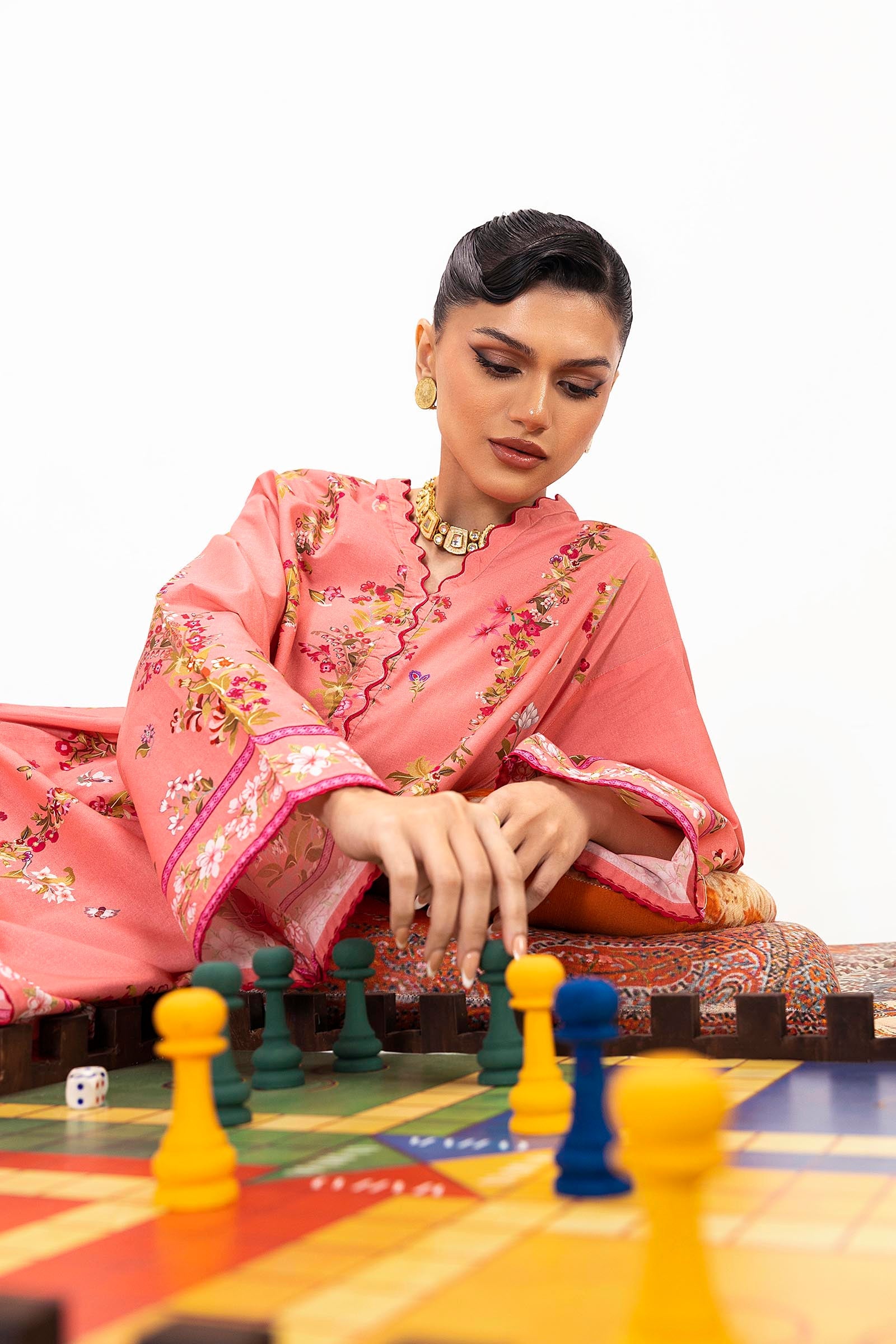 Unstitched Mahay Lawn 2 Piece Suit