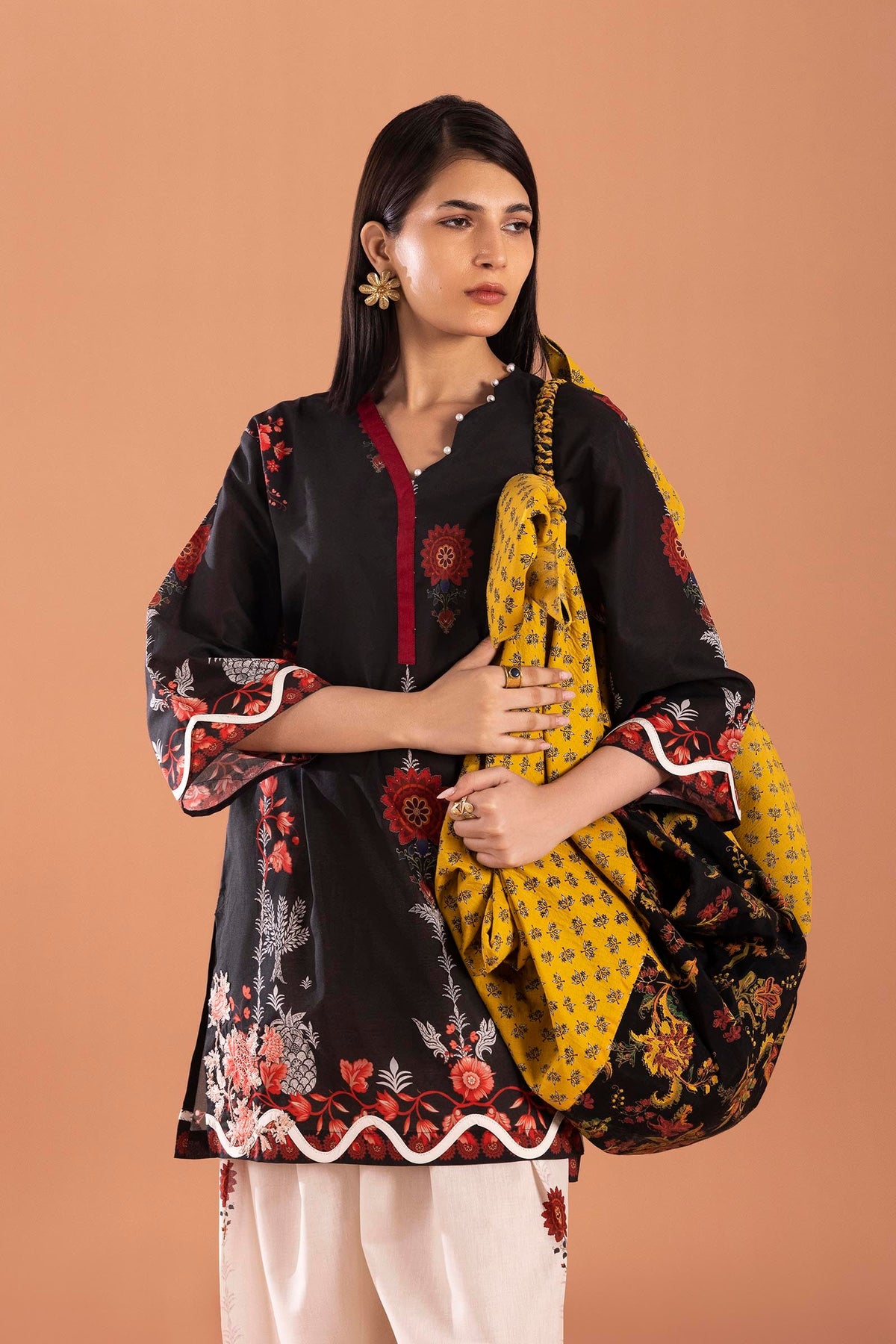 Unstitched Mahay Lawn 2 Piece Suit
