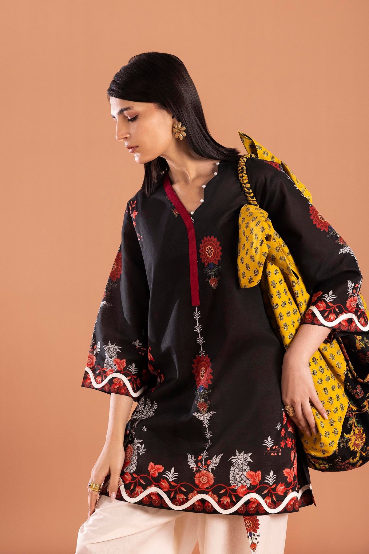 Unstitched Mahay Lawn 2 Piece Suit