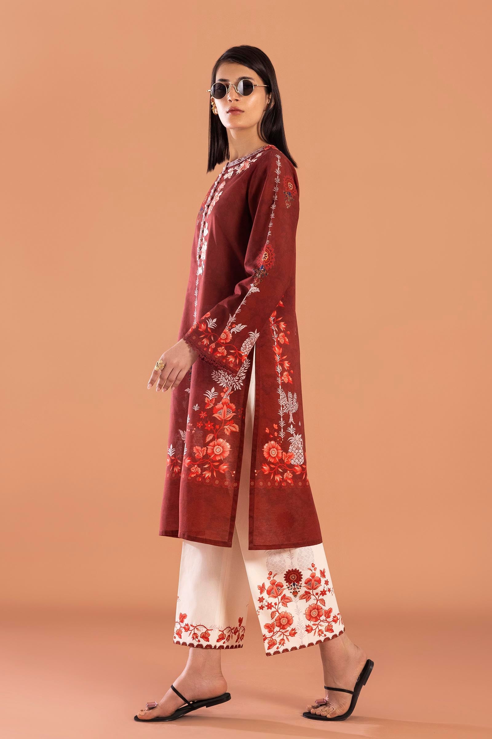 Unstitched Mahay Lawn 2 Piece Suit