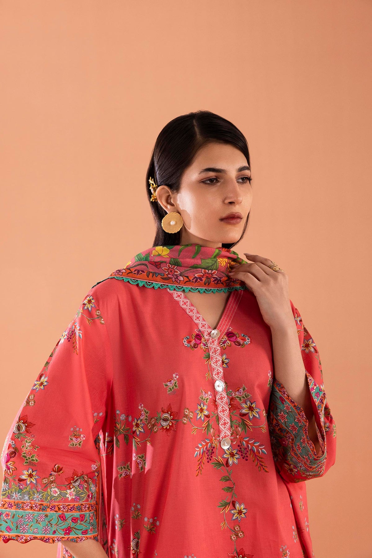 Unstitched Mahay Lawn 3 Piece Suit