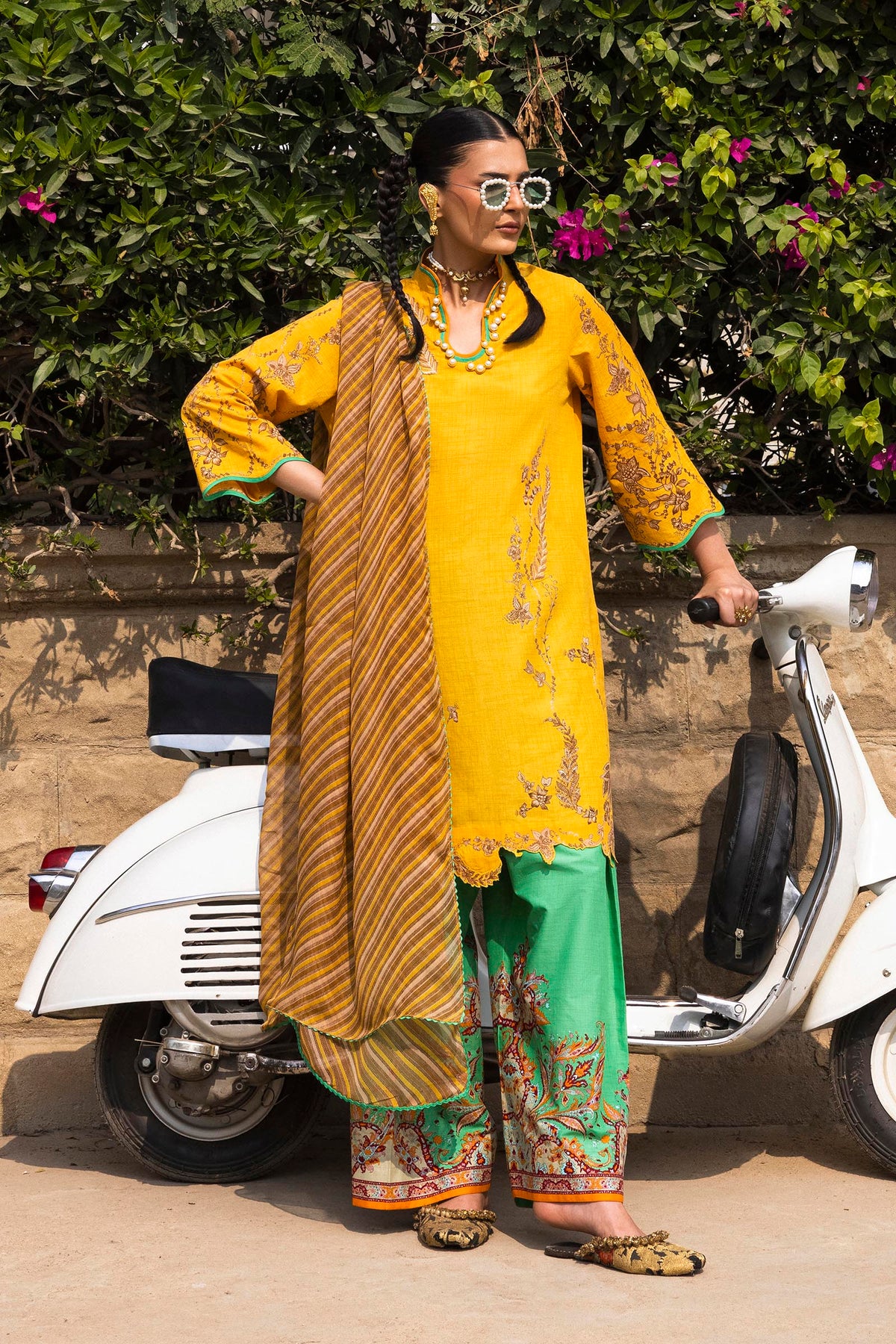 Unstitched 3 Piece Lawn Suit