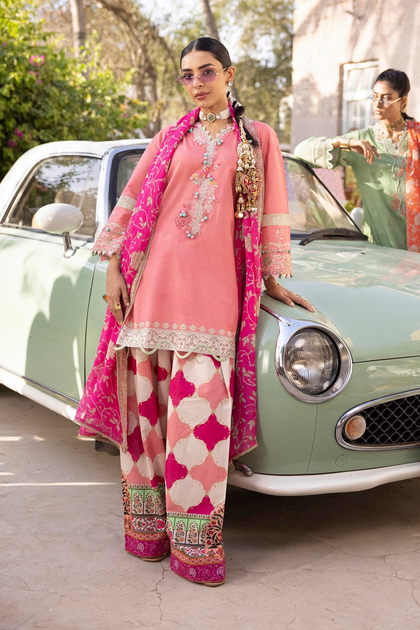 Unstitched 3 Piece Lawn Suit