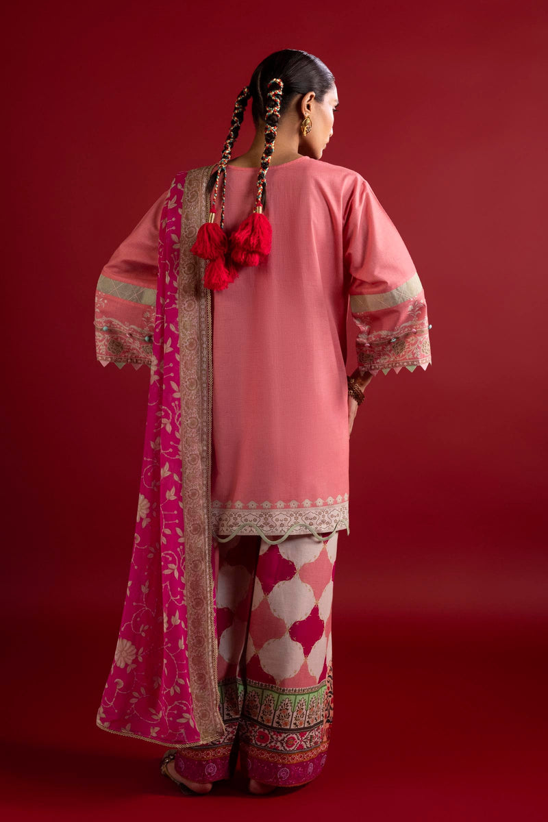 Unstitched 3 Piece Lawn Suit