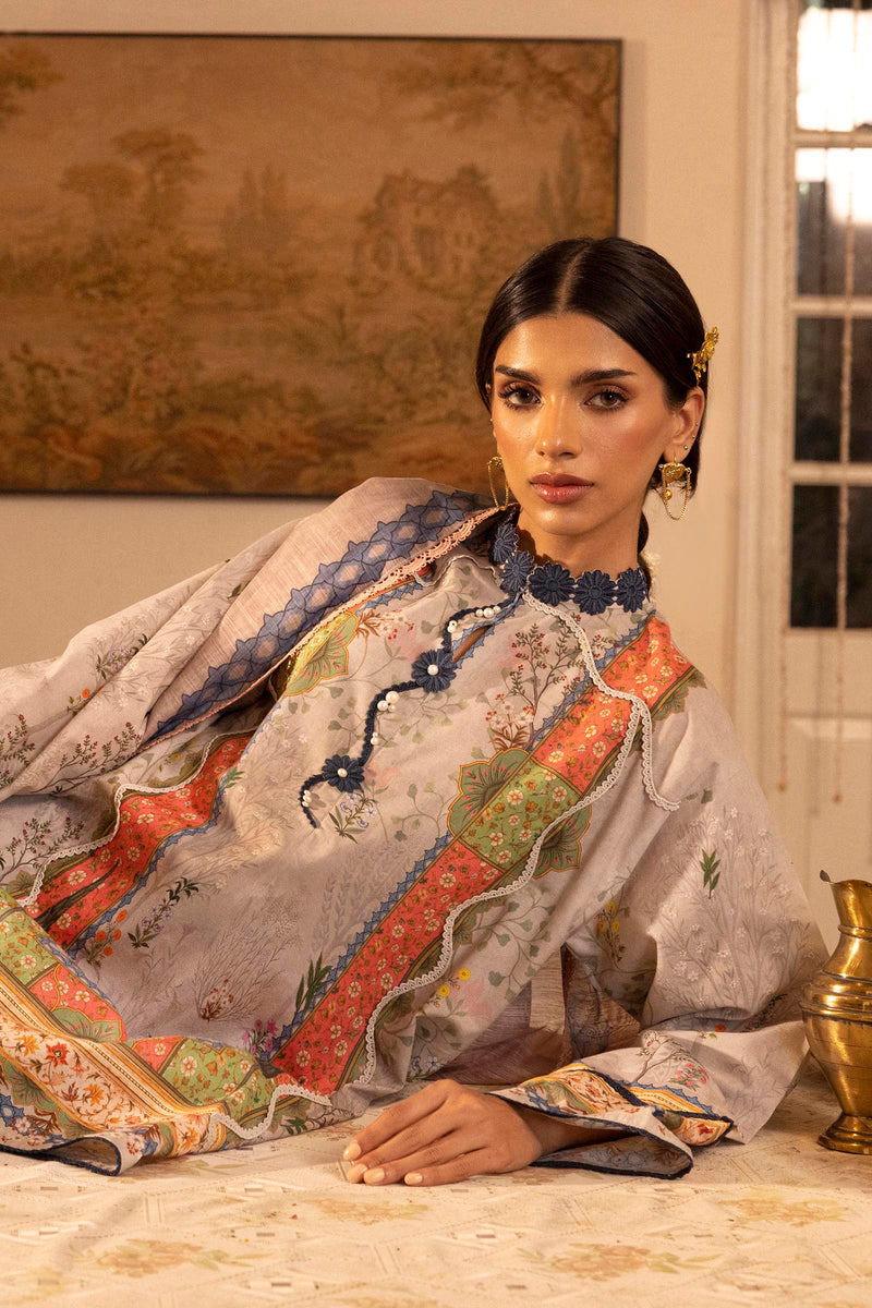 Unstitched 3 Piece Lawn Suit