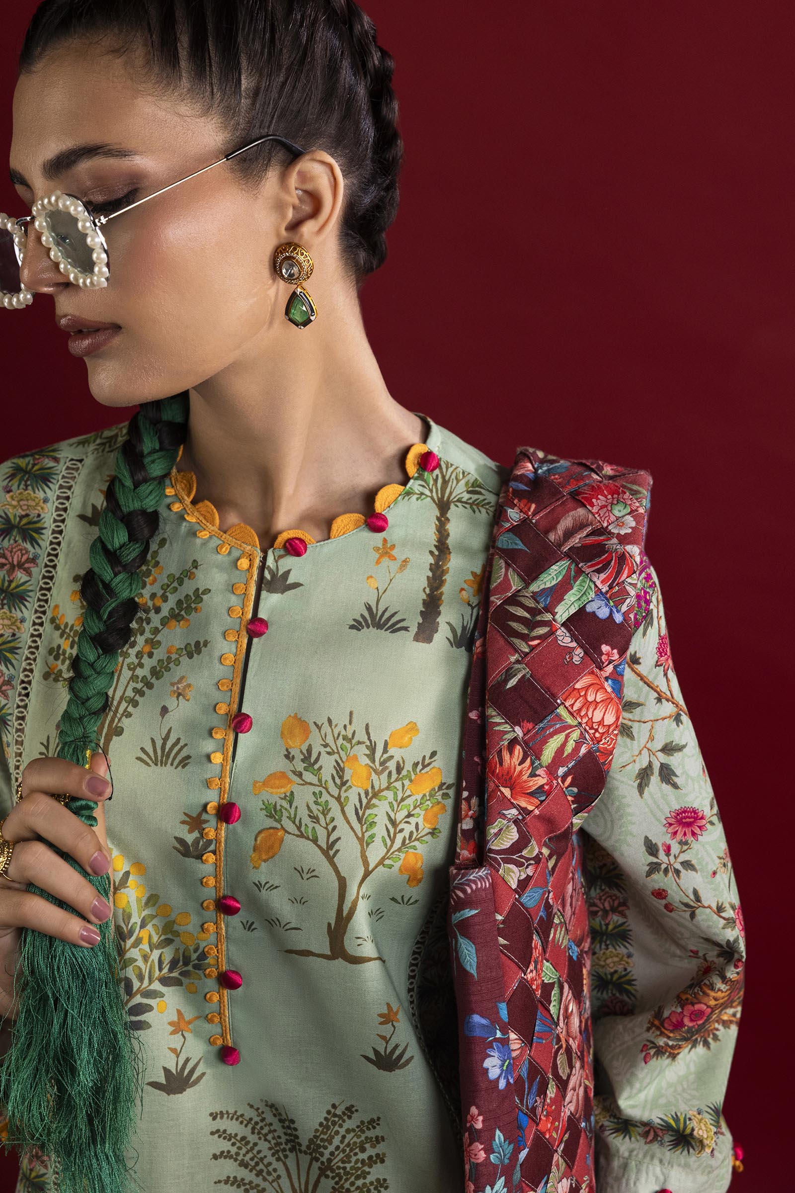 Unstitched 2 Piece Lawn Suit