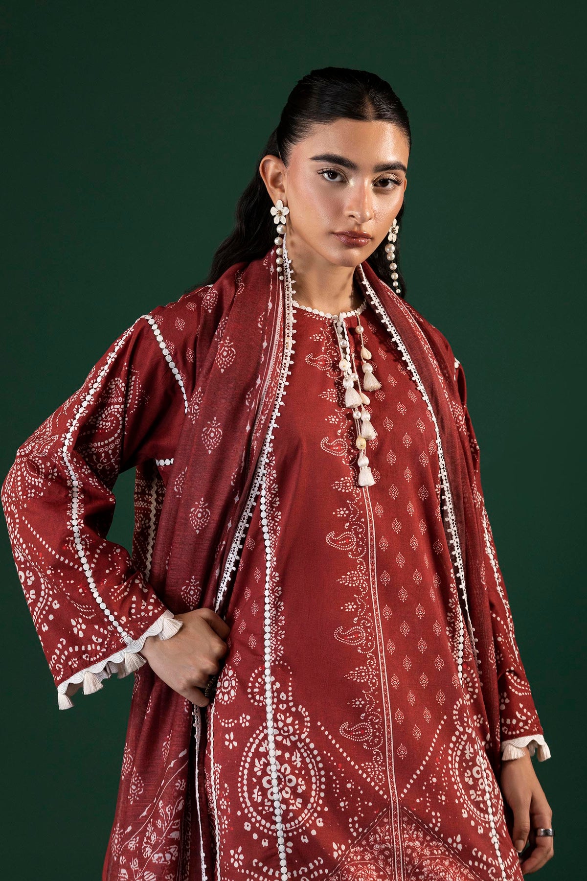 Unstitched Printed 2 Piece Lawn Suit