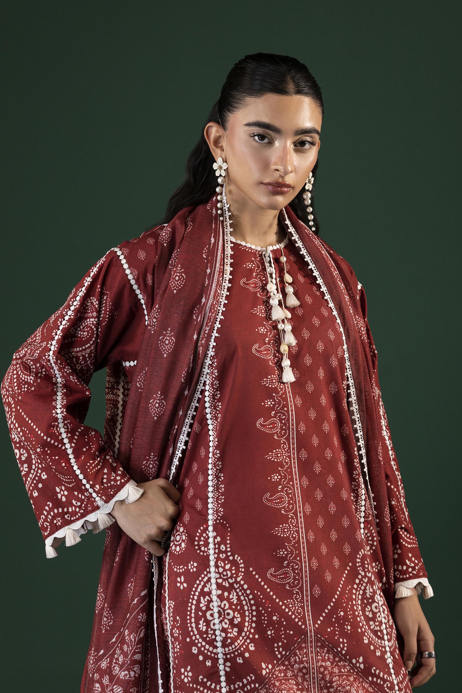 Unstitched Printed 2 Piece Lawn Suit