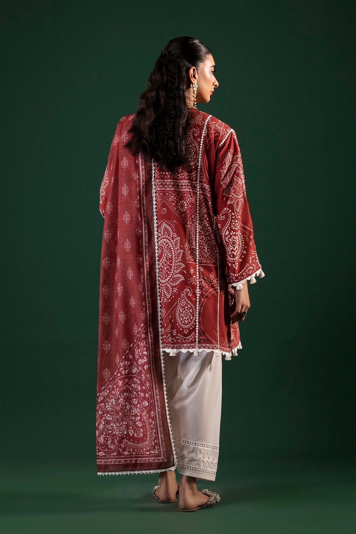 Unstitched Printed 2 Piece Lawn Suit - 1000000094205