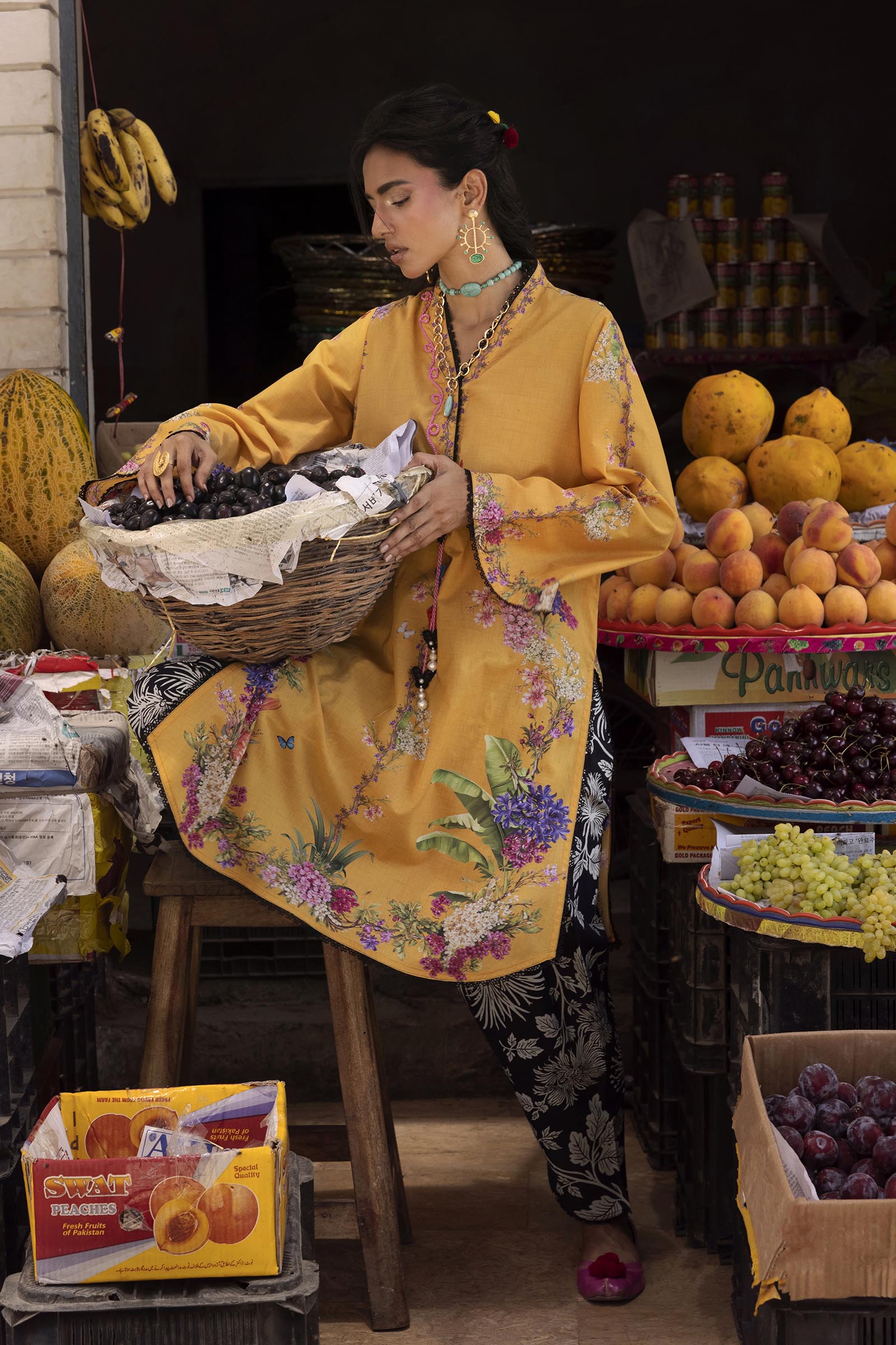 Unstitched Printed 2 Piece Lawn Suit