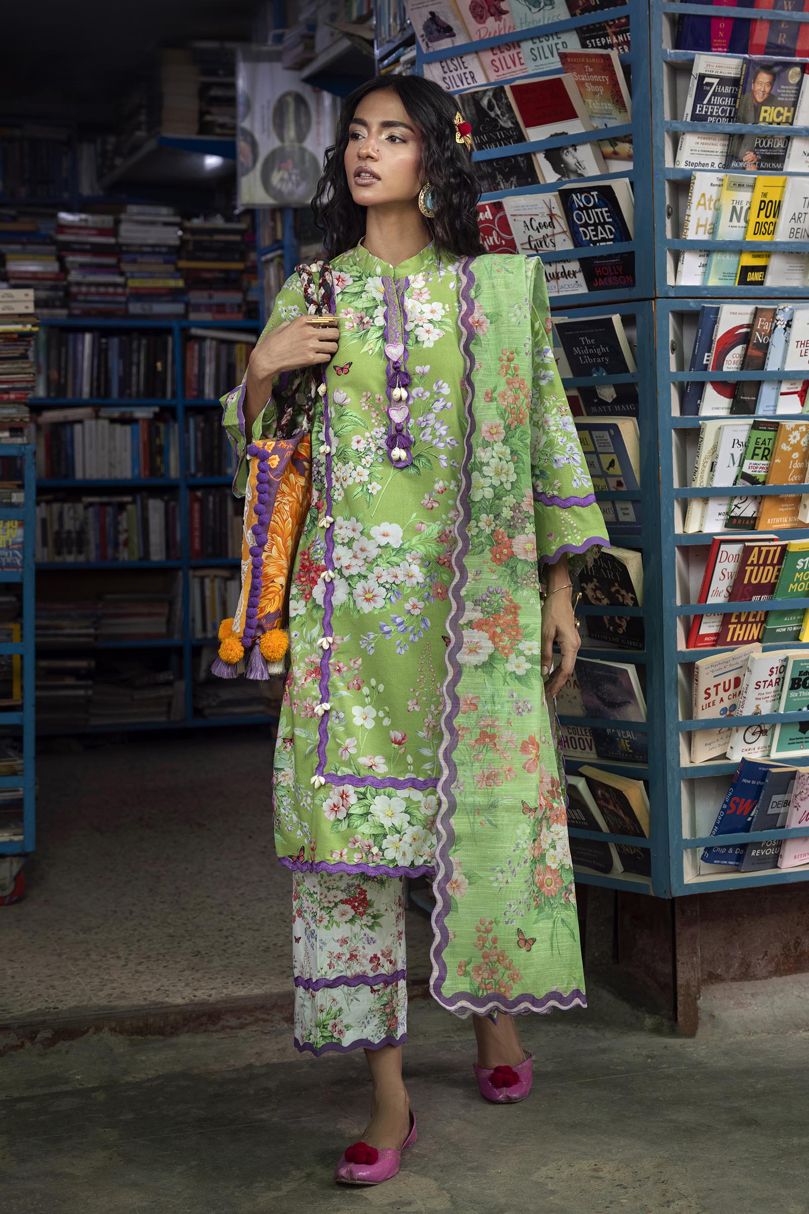 Unstitched Printed 3 Piece Lawn Suit