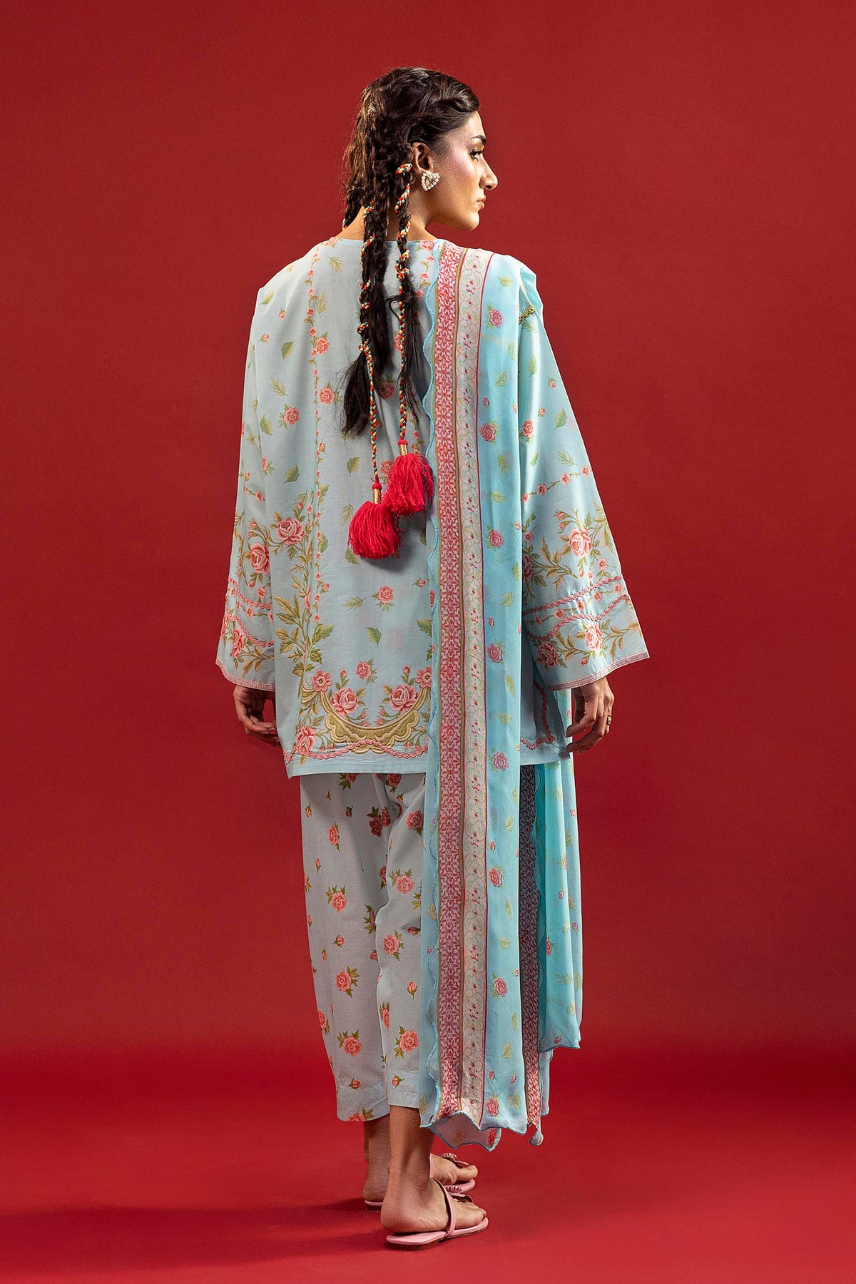 Unstitched Printed 3 Piece Lawn Suit