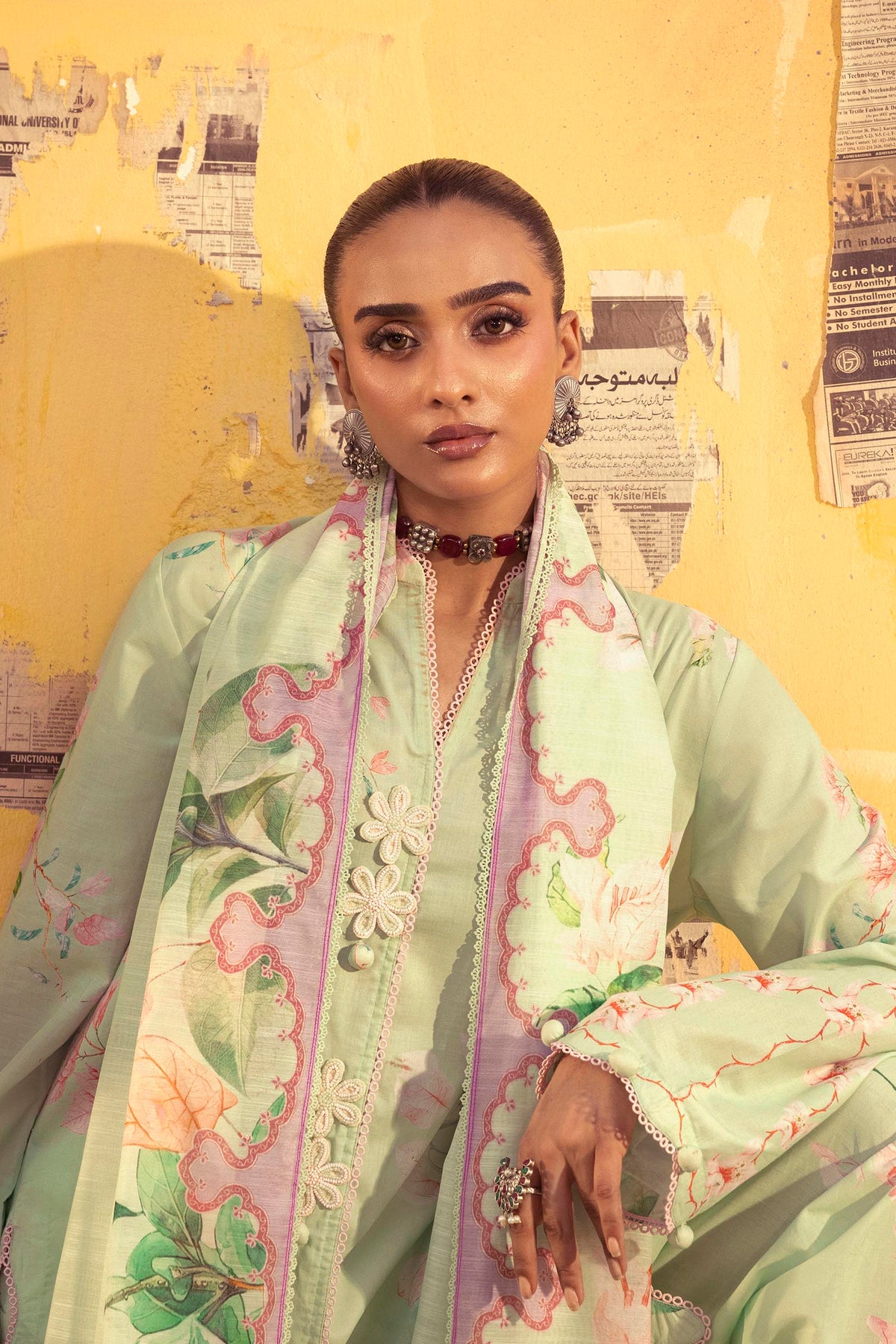 Unstitched Printed 3 Piece Lawn Suit