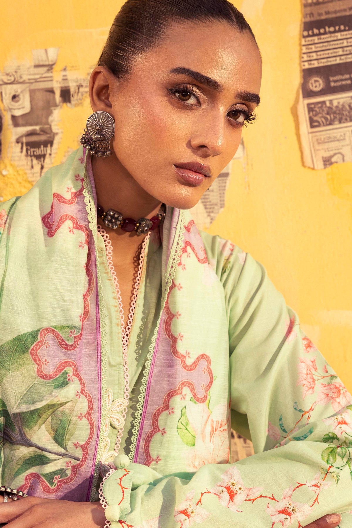 Unstitched Printed 3 Piece Lawn Suit