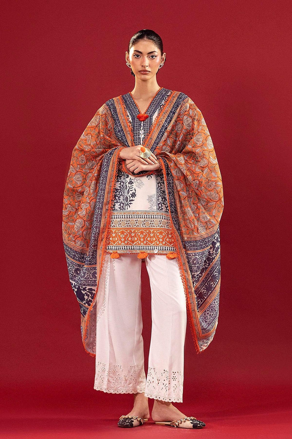 Unstitched Printed 2 Piece Lawn Suit
