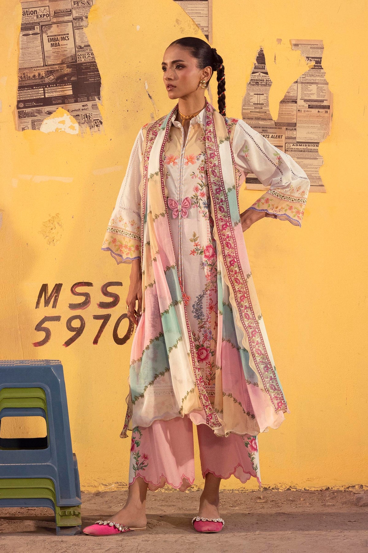 Unstitched Printed 3 Piece Lawn Suit