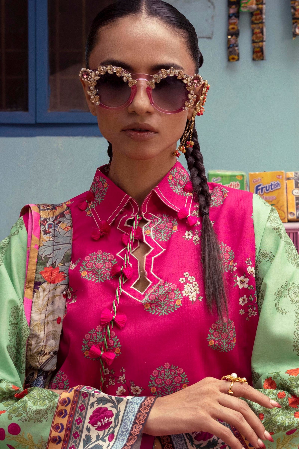 Unstitched Printed 3 Piece Lawn Suit