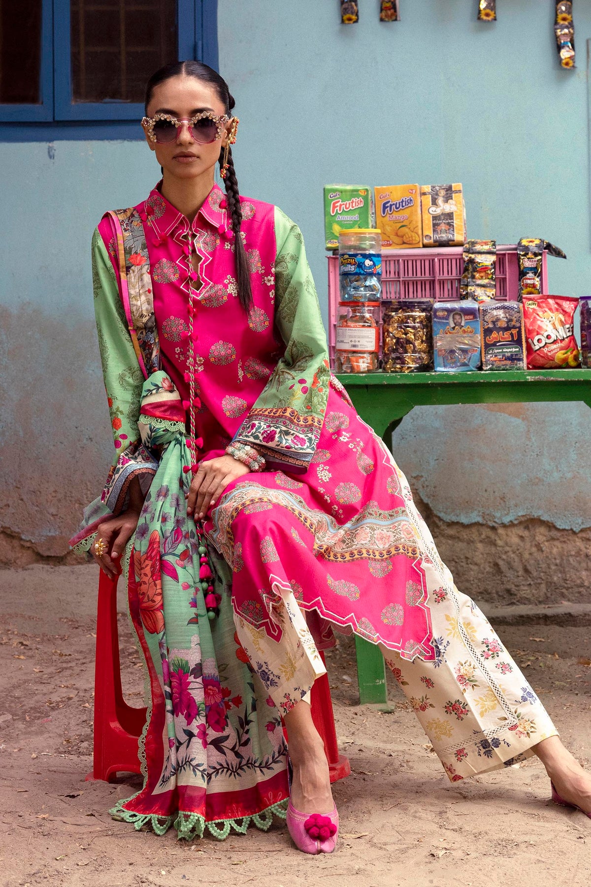 Unstitched Printed 3 Piece Lawn Suit
