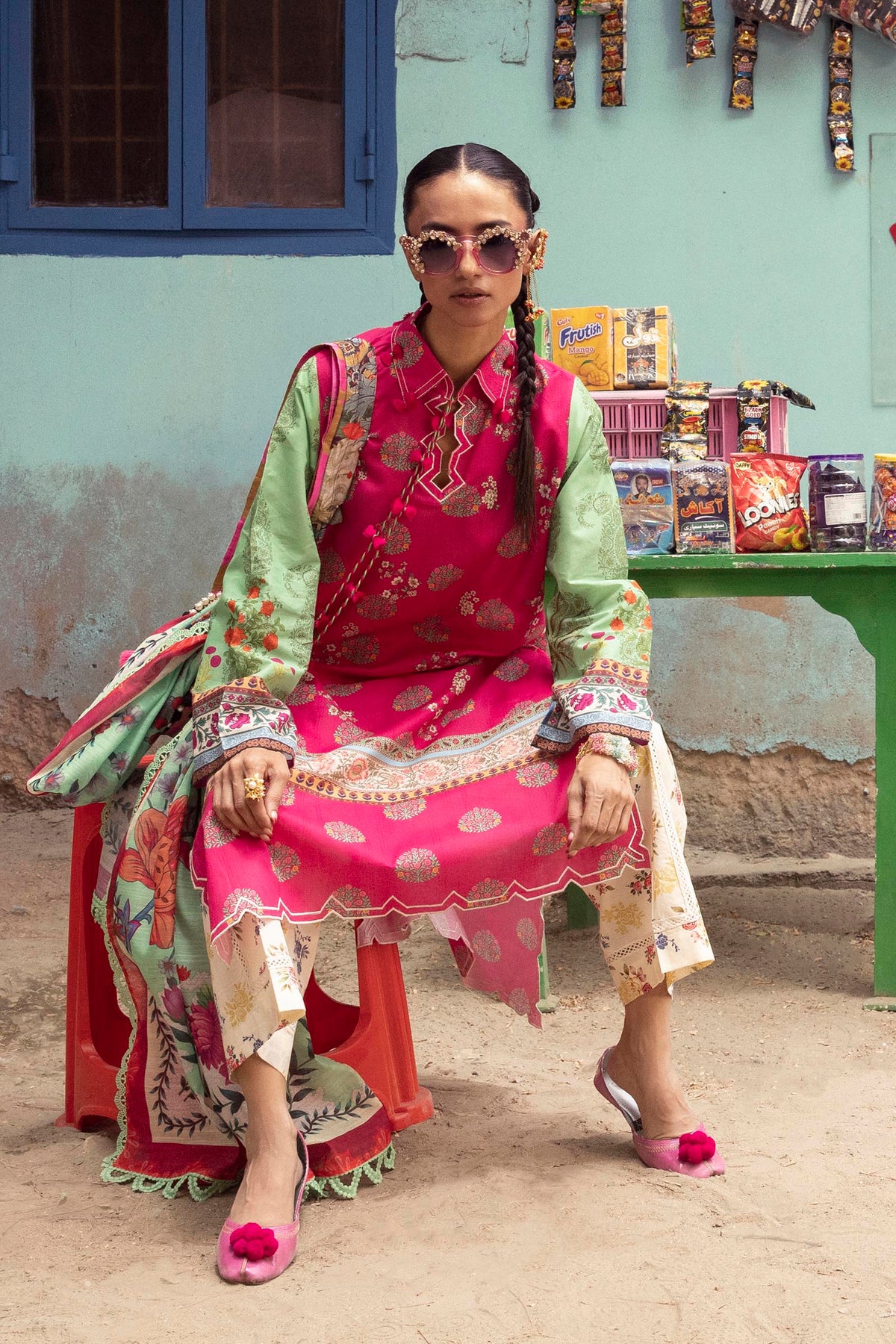 Unstitched Printed 3 Piece Lawn Suit