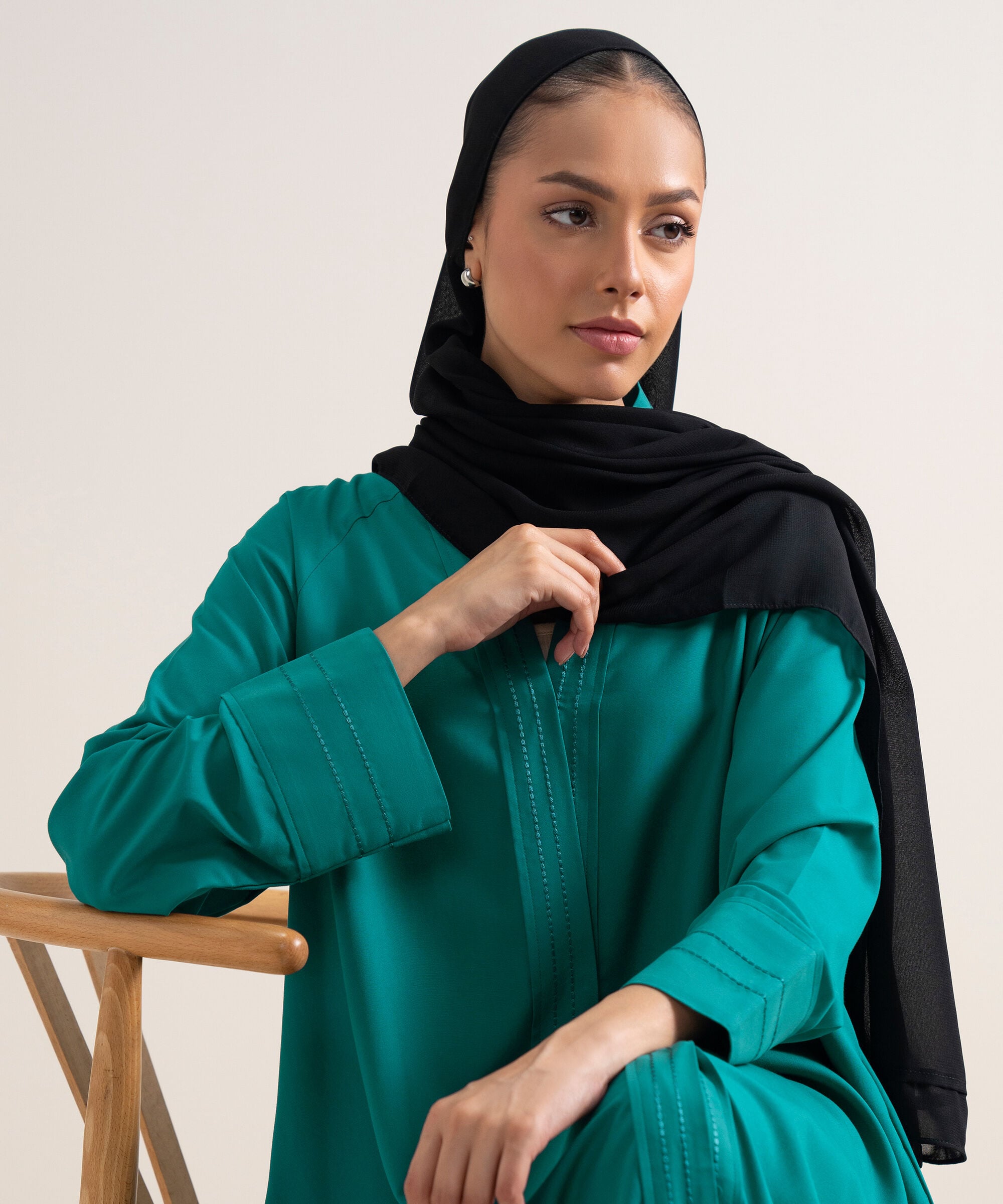 Women's Black Hijab