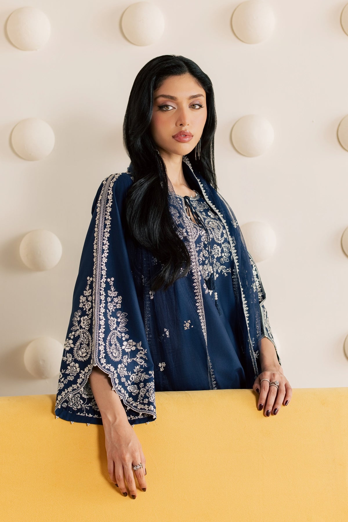 Haeka 3Pc - Embroidered Cambric Pret