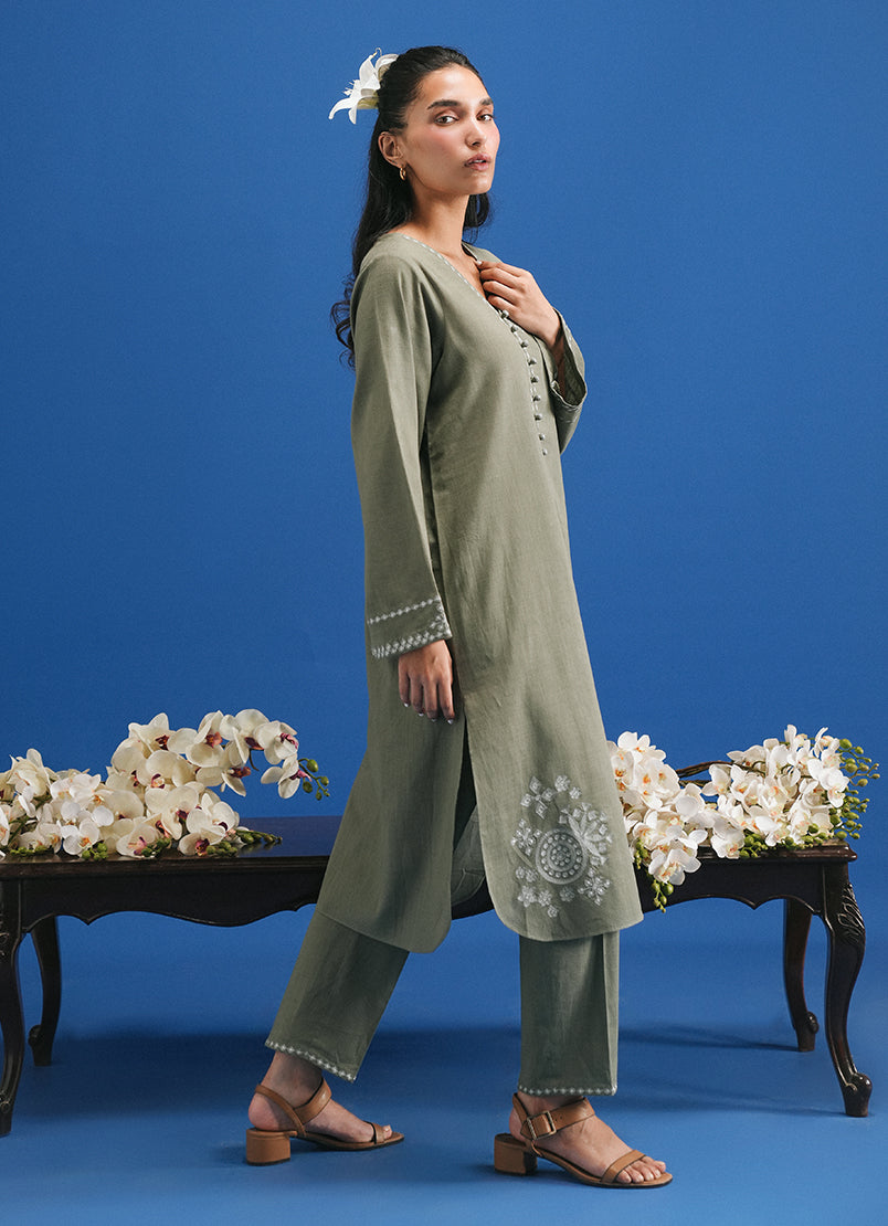 Cross Hatch  Embroidered CO-ORD Set25843