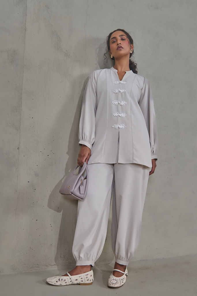 Beige Crepe Co-ord Set
