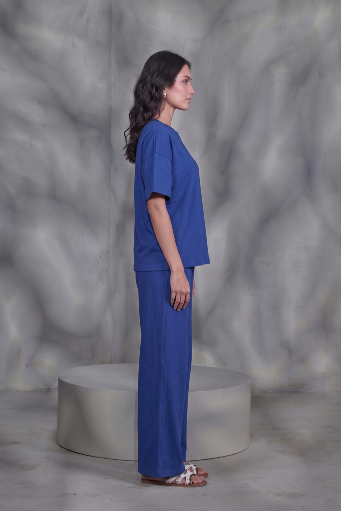 Blue Jersey Co-ord Set