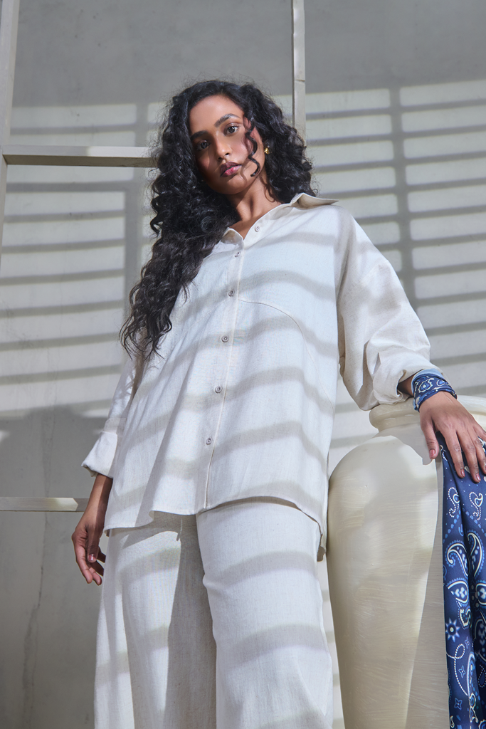 Off-White Linen Co-ord Set