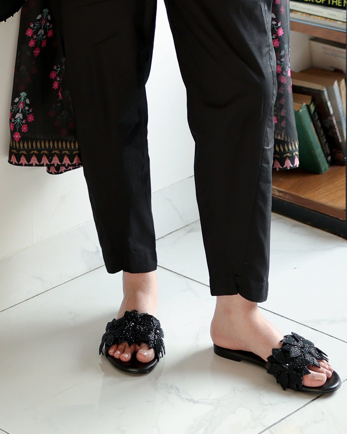 JET BLACK LUXURY EMBROIDERED 3 PCS SET (NPA3-25430)-READY TO WEAR