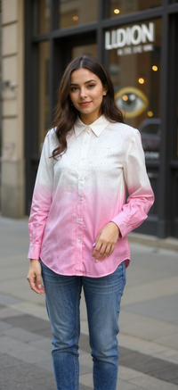 D16 - White-Pink Ombre