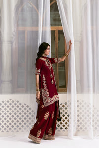 MAROON FARSHI LUXURY WEDDING EDIT 2025 (NPA3-25435)- TAKING ORDERS FOR JULY 2026