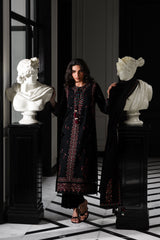 BLACK KASHMIRI LUXURY EMBROIDERED KARANDI SET (NEL-25624)